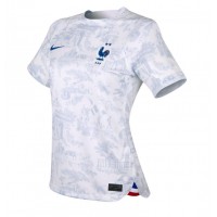 Koszulka piłkarska Francja Karim Benzema #19 Strój wyjazdowy dla kobiety MŚ 2022 tanio Krótki Rękaw